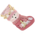 Christmas Tree Stocking with Sequins, Festive Decoration